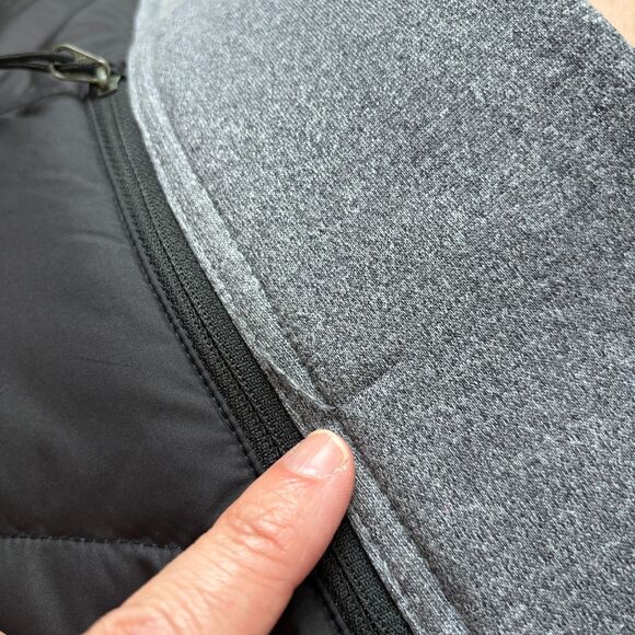 The North Face Agave Mash Up Jacket Fleece Women's M Black Gray Full Zip Hike - Picture 9 of 12